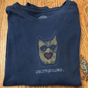 Life Is Good Women's Classic Fit Tee - Dark Blue